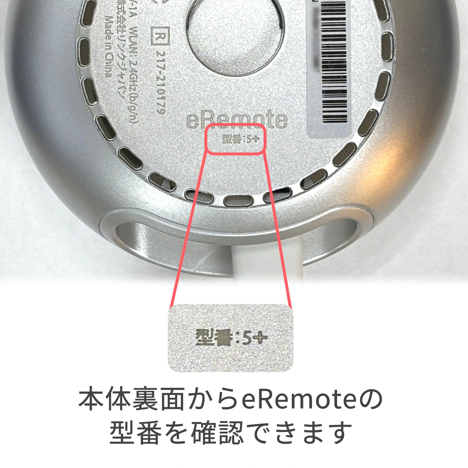 eRemote5+ / 5 専用ケーブル(温湿度センサー付き)